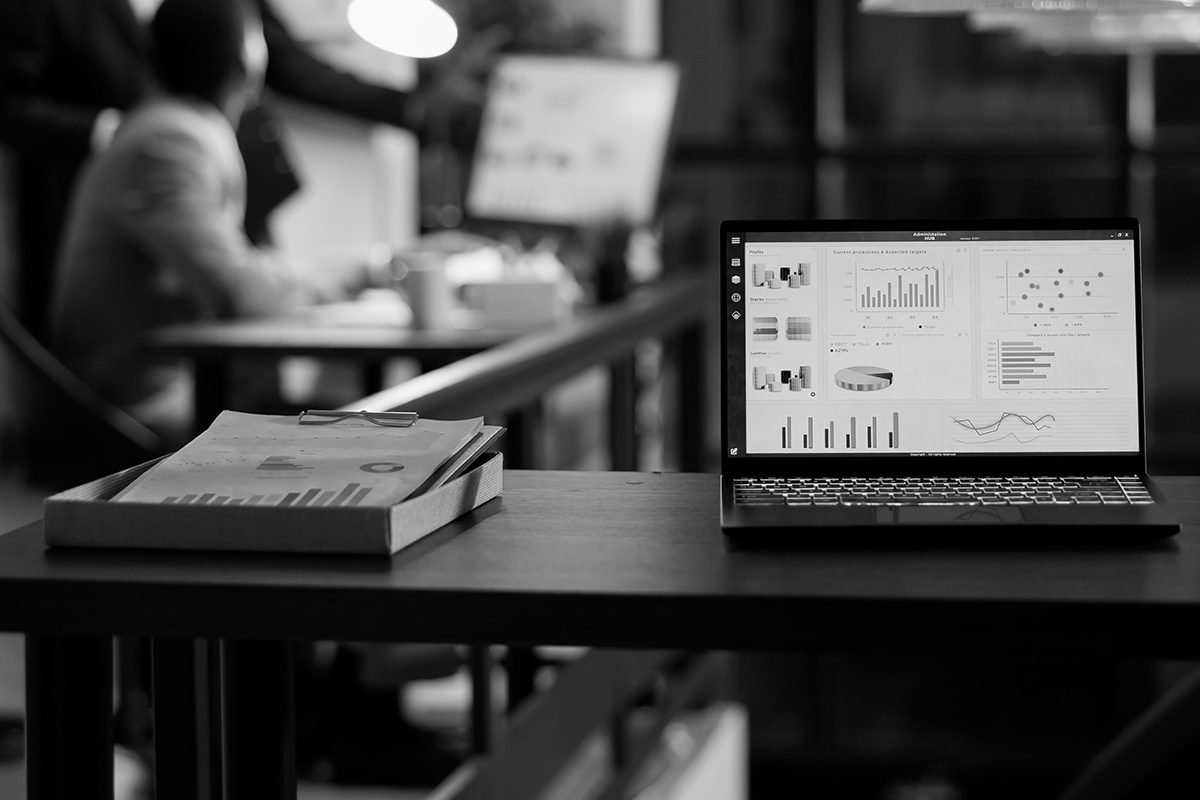 Dashboard de resultados de marketing
